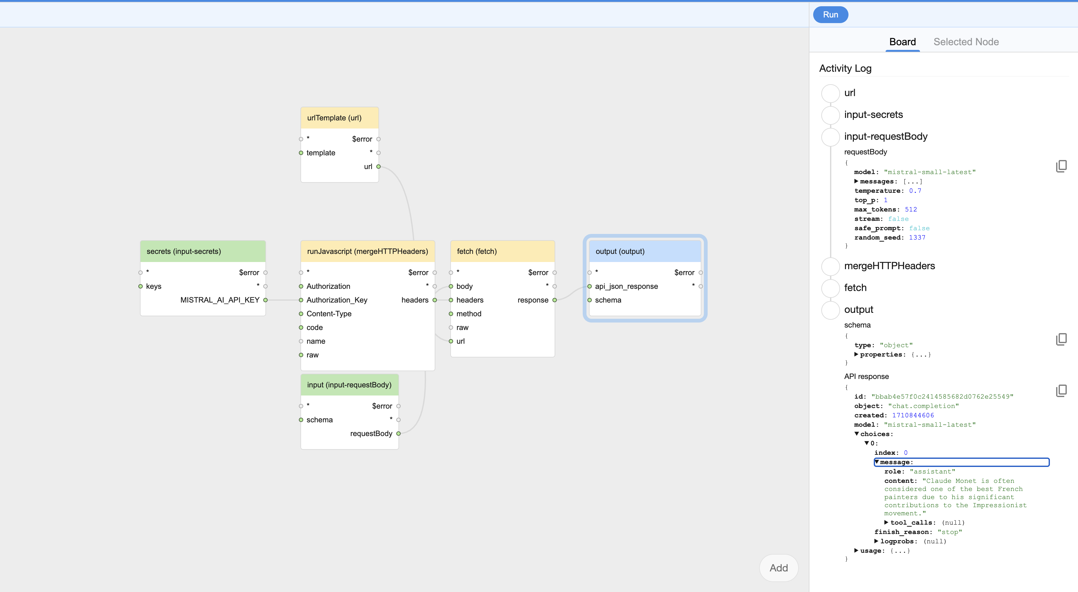 OpenAPI board example