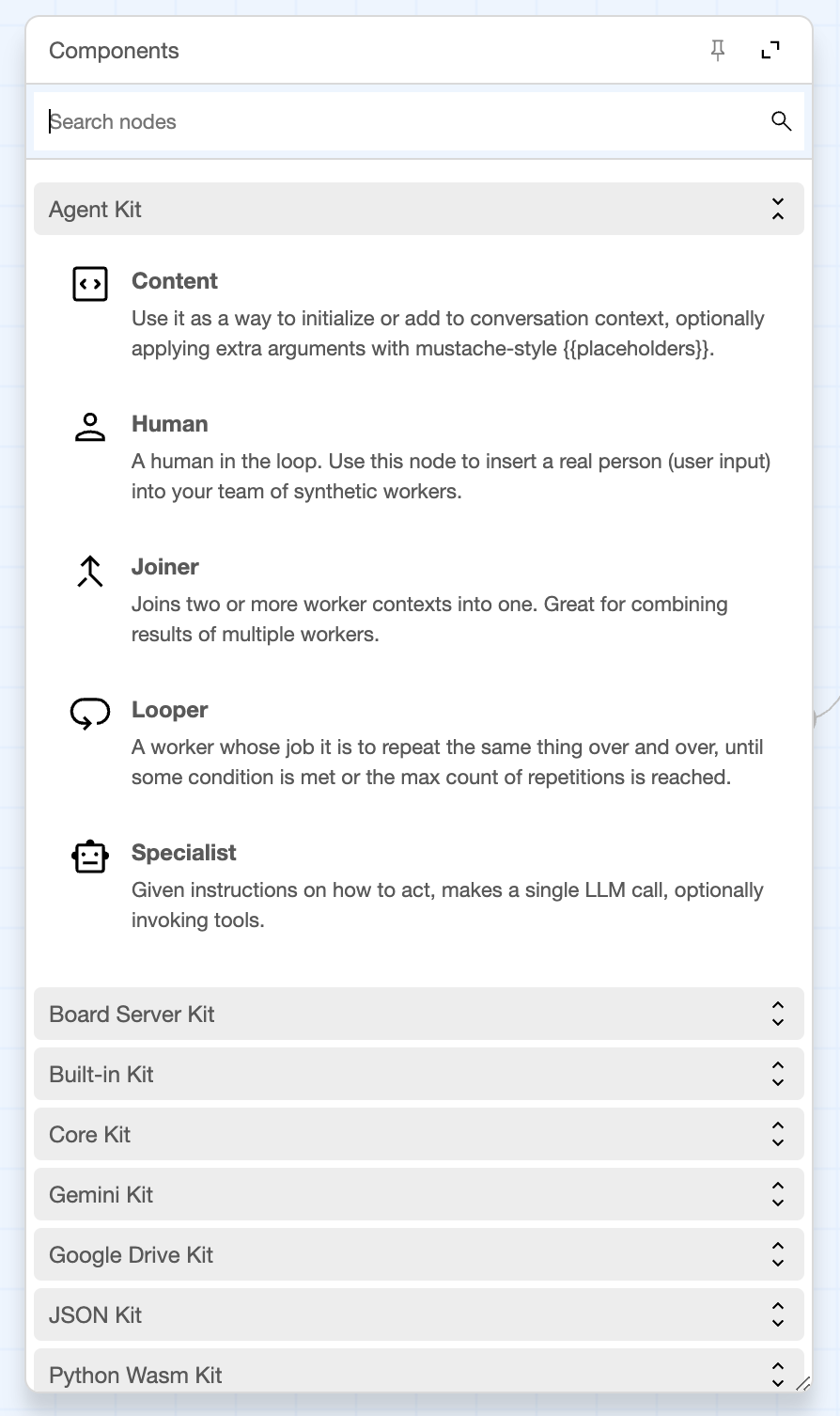 An updated component picker